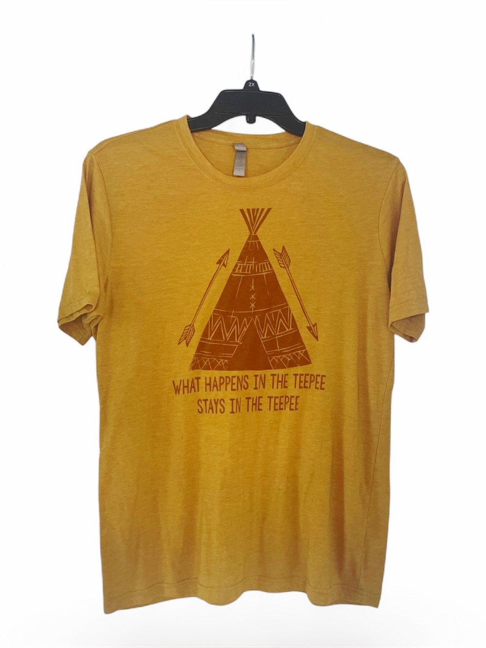 Women’s Teepee Graphic T-Shirt - Mustard